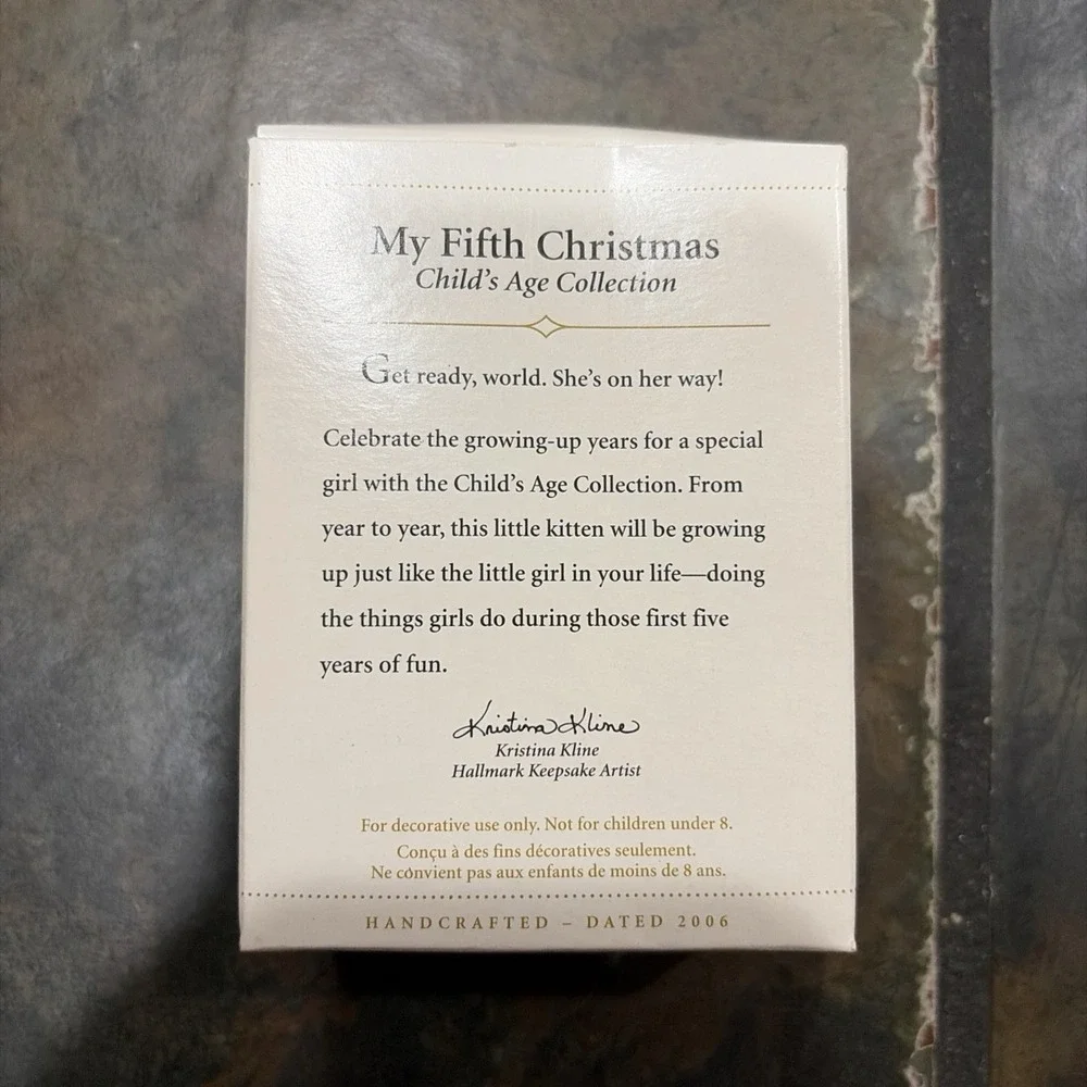 Hallmark keepsake my
